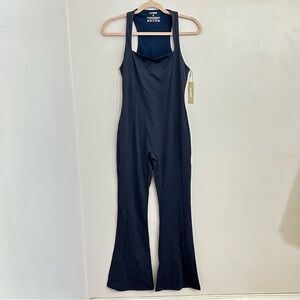 Vilanva Navy Blue Workout Jumpsuit Small NWT